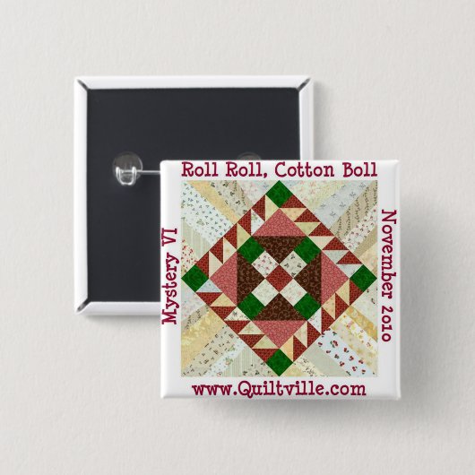 RRCB VIERKANTE BUTTON 5,1 CM (Voorkant /achterkant)