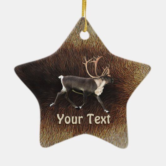 Rrendier - Bull Cariou Keramisch Ornament (Achterkant)