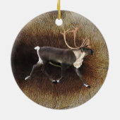Rrendier - Bull Cariou Keramisch Ornament (Achterkant)