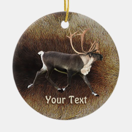 Rrendier - Bull Cariou Keramisch Ornament (Voorkant)