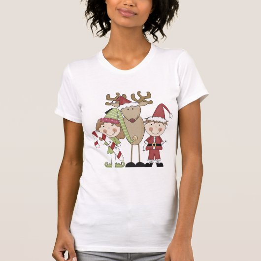 Rrendieren en Elves T-shirts en cadeautjes (Voorkant)