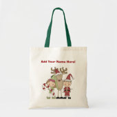 Rrendieren en Elves T-shirts en cadeautjes Tote Bag (Voorkant)