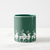 Rrendierenkoffiebeker kerstcadeautjes voor Mok (Center)
