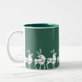 Rrendierenkoffiebeker kerstcadeautjes voor Mok (Links)