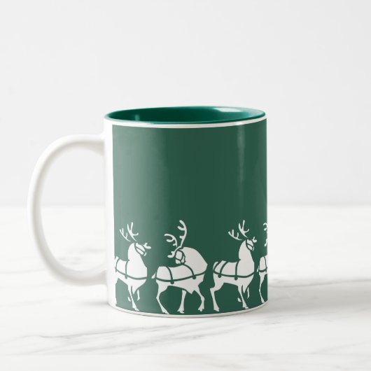 Rrendierenkoffiebeker kerstcadeautjes voor Mok (Links)