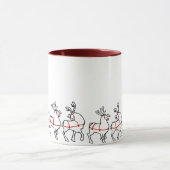 Rrendierenkoffiebeker kerstcadeautjes voor Mok (Midden)