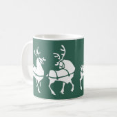 Rrendierenkoffiebeker kerstcadeautjes voor Mok (Voorkant links)