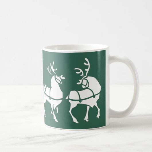 Rrendierenkoffiebeker kerstcadeautjes voor Mok (Rechts)