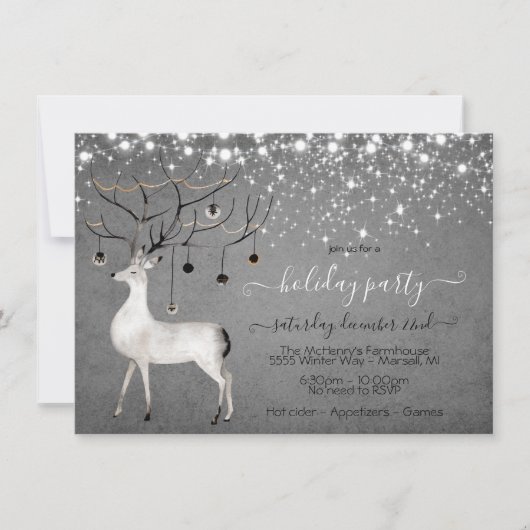 Rrendierentransport Ornament licht kerstfeest I Kaart (Voorkant)