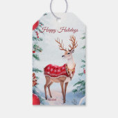 Rrendierfeestdag Gift Label Cadeaulabel (Achterkant)