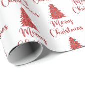 Rrendierrode glitter - vrolijke kerst cadeaupapier (Rol Hoek)