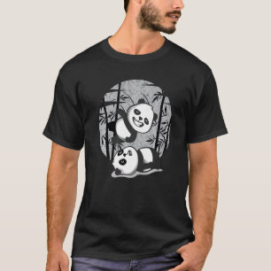 Rrestatie Pandas Chinese Bamboe Eating Animals T-shirt