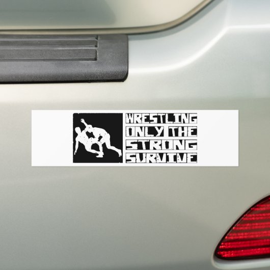 Rrestling Survive Bumpersticker (Op auto)