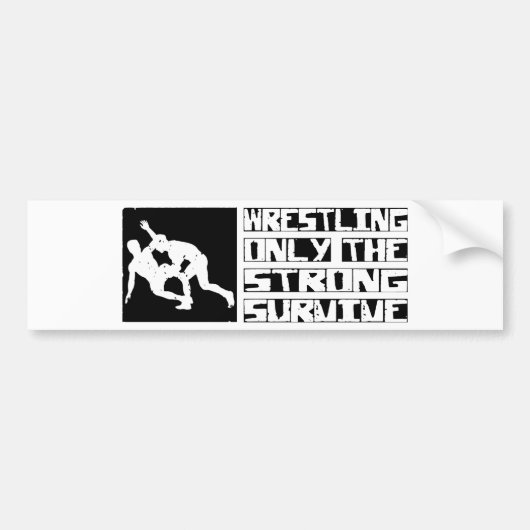 Rrestling Survive Bumpersticker (Voorkant)