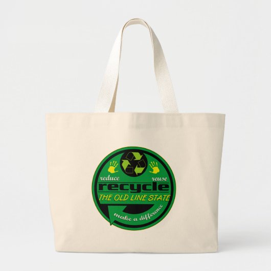 RRR de Oude lijnstaat Grote Tote Bag (Voorkant)