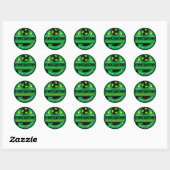 RRR De Vrijwilligersstaat Ronde Sticker (Vel)