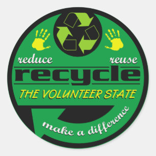 RRR De Vrijwilligersstaat Ronde Sticker