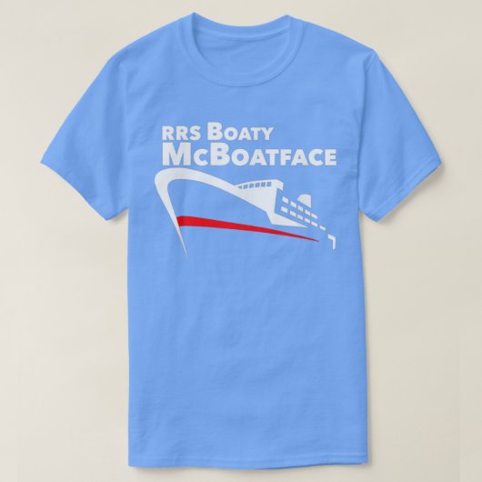 RRS Boaty McBoatface Research Boat Ship NERC UK 1 T-shirt (Design voorkant)
