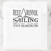 RRS-Sticker met website Rechthoekige Sticker (Tas)