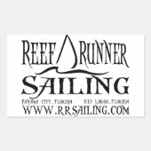 RRS-Sticker met website Rechthoekige Sticker (Voorkant)