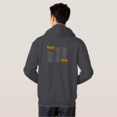 RS 15th Anniversary Sweatshirt WITH Show History (Achterkant volledig)