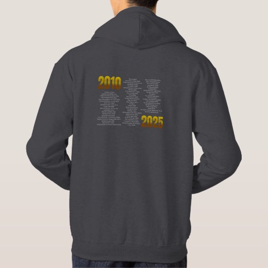RS 15th Anniversary Sweatshirt WITH Show History (Achterkant)