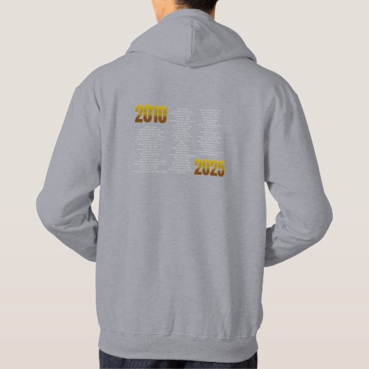 RS 15th Anniversary Sweatshirt WITH Show History (Achterkant)