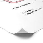 RS-25 Hoofddiagram van de spatie-motor Poster (Hoek)
