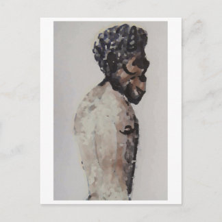 RS-olie per satyr/houseman Briefkaart