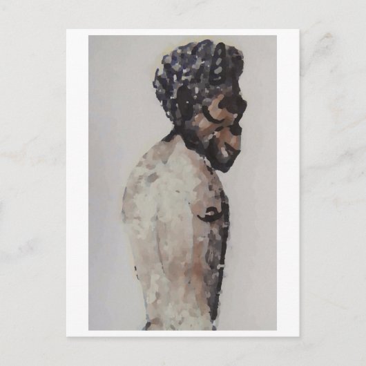 RS-olie per satyr/houseman Briefkaart (Voorkant)