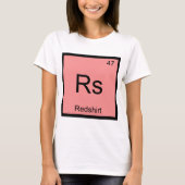 Rs - Redshirt Chemistry Element Symbol Funny T-shi T-shirt (Voorkant)