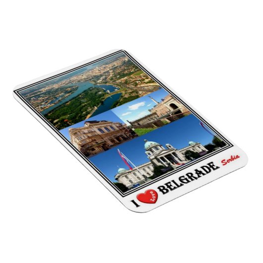 RS Servië - Belgrado - I Love Mosaic - Magneet (Rechterzijde)
