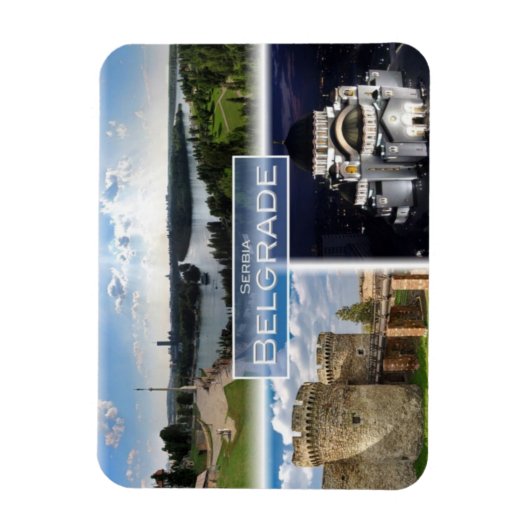 RS Servië - Belgrado - Magneet (Verticaal)