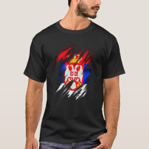 Rs Srb Srbija Servische vlag Servië T-shirt
