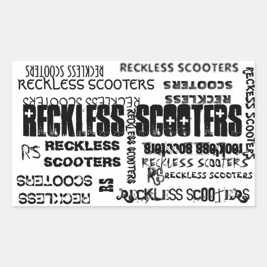 RS-STICKER RECHTHOEKIGE STICKER (Voorkant)