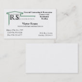 RS-Visitekaartje Visitekaartje (Voorkant / Achterkant)