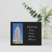 RSA Battle House Tower, Mobile, Alabama Briefkaart (Staand voorkant)