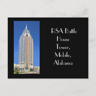 RSA Battle House Tower, Mobile, Alabama Briefkaart