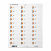 RSD Bewustheid 5 Reflex Sympathische dystrofie Etiket (Full Sheet)