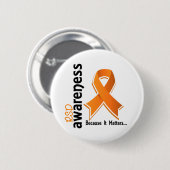 RSD Bewustheid 5 Reflex Sympathische dystrofie Ronde Button 5,7 Cm (Voorkant /achterkant)
