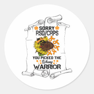 RSD-chips Je hebt het verkeerde krijgercadeau geko Ronde Sticker