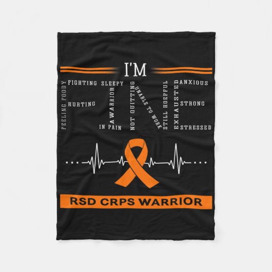 RSD Corps Warrior, het gaat goed Fleece Deken (Voorkant)