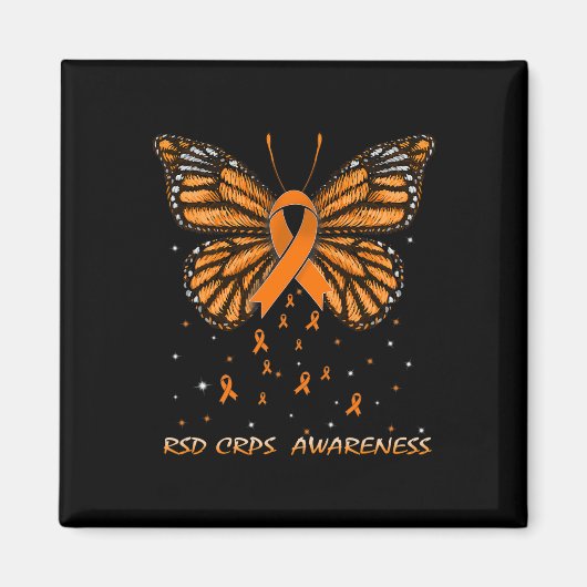 RSD CRPS Awareness Butterfly Magneet (Voorkant)