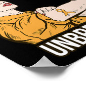 RSD CRPS Awareness CRPS Warrior Unbreakable T-shir Poster (Hoek)