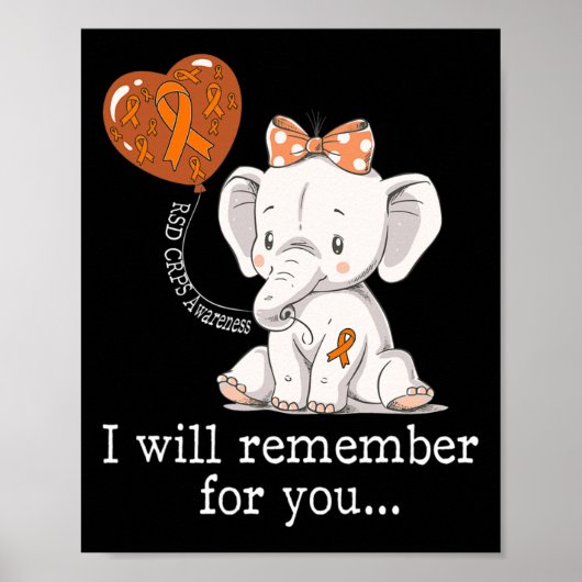 RSD CRPS Awareness Elephant Poster (Voorkant)