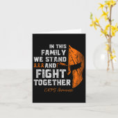 RSD-CRPS Awareness Family Support Spartan Warrior Kaart (Gele Bloem)