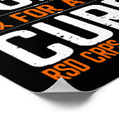 RSD CRPS Awareness Fight voor een Cure Survivor Or Poster (Hoek)