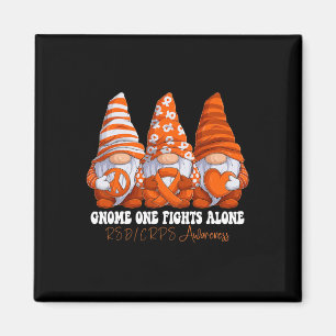 RSD CRPS Awareness Maand Sinaasappel Lint Gnomies Magneet
