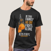 RSD CRPS Awareness Month Gloves Orange Ribbon T-shirt (Voorkant)