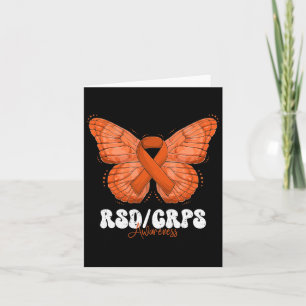 RSD CRPS Awareness Month Oranje lintvlinder Kaart